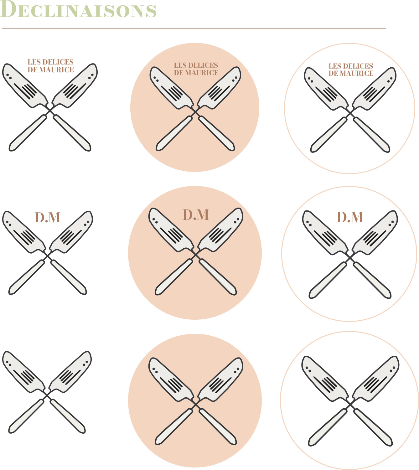 Déclinaisons du logo