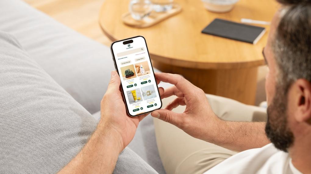 Image principale du projet Green Market – Concept e-commerce bio